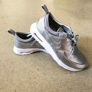 Silver Nike Air Max Thea Sneakers